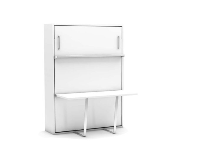 Opklapbed maat 140 x 190, verticaal, kleur wit - Afbeelding 7