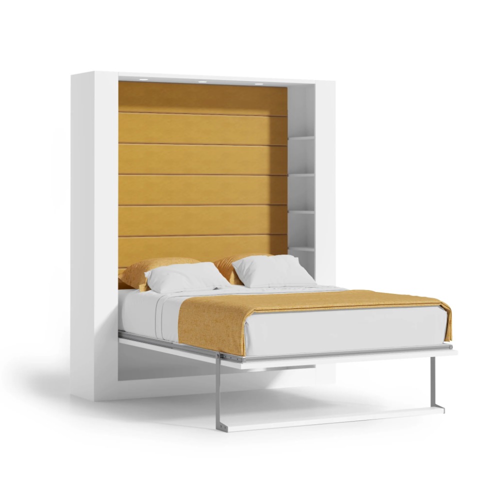 Bedkast maat 150 x 200 met hoofdbord en legplanken